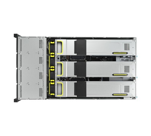 Серверная платформа/ ASUS RS720-E11-RS12U, 2U, 2 x LGA4677,  32 DIMM DDR5, 12=8 x NVMe/SAS*/SATA + 4 NVMe/SATA hs, 2 x M.2 slot, 2 x 10Gbe (X710) RJ45 port,Up to 8 slots PCIe 5.0, 1 x OCP 3.0, 1+1 1600W
