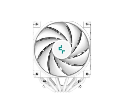 Кулер для процессора DEEPCOOL AK620 DIGITAL WH LGA20XX/1700/1200/115X/AM5/AM4 (8шт/кор, TDP 260W, PWM, DUAL Fan 120mm, 6 тепл. трубок, ARGB, белый) RET (R-AK620-WHADMN-G)
