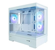 корпус ZALMAN P30 White, MATX, WHITE, WINDOW, 2x3.5", 3x2.5", 1xUSB TYPE-C, 1xUSB3.0, SIDE 2x120mm ARGB, REAR 1x120mm ARGB (после тестирования)
