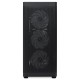 Корпус без блока питания/ Case HSPD M520, Mesh Mid Tower, Black, slide TG, 0.45 SPCC, 4x120mm ARGB (M11-120) ATX, mATX, mITX 160/330/184mm 2x2.5", -, 7xPCI 2xUSB-A 3.0, 1xUSB-A 1.0 390x200x449mm
