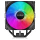 Кулер для процессора/ CPU Cooler PCCooler PALADIN EX300S (125W, 4-pin PWM, 157mm, Al/Cu, 3x6mm, FRGB, 1x120mm, 73.6CFM, 28.6dBA, 1800RPM, S: 1851/1700/1200/115X, AM5/AM4, black)