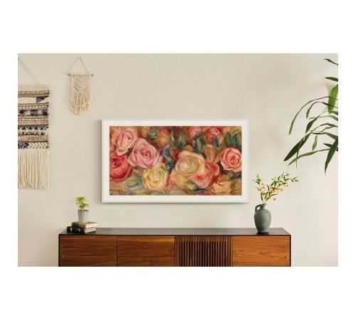 Телевизор ЖК 55'' Samsung/ 55", QLED Frame, Ultra HD, Matte Display, 120Hz, Tizen Smart TV, Wi-Fi, Voice, DVB-T2/C/S2, 2.0.2Ch, 40W, OTS, FreeSync Premium, 4HDMI, 2 USB, One Connect (Y22 4K), BLACK 2024