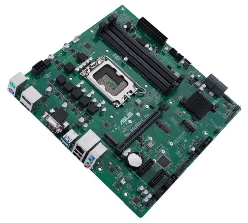 Материнская плата ASUS PRO B660M-C D4-CSM, LGA1700, B660, 4*DDR4, 4*SATA, 2*M.2, 2*USB 3.2, 2*USB 2.0, 1*PCIx16, 2*PCIx1, 2*DP+D-Sub+HDMI, mATX; 90MB19B0-M1EAYC