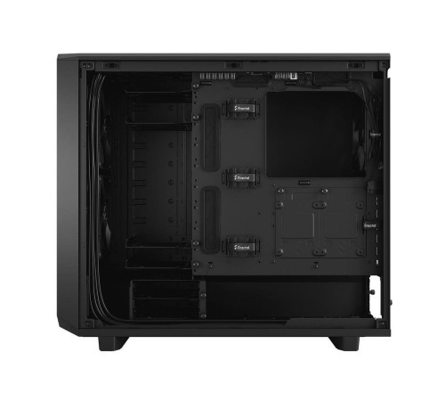 Корпус ПК без блока питания/ Case Fractal Design Meshify 2 Solid, Midi-Tower, 3x140mm, 2xUSB-A 3.2 + 1xUSB 3.2 Type-C E-ATX, ATX, mATX, mITX, Black