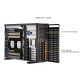 Серверная платформа/ GPU SuperServer SYS-741GE-TNRT (X13DEG-QT, CSE-749TS-R2K05BP) (2 x LGA-4677, 16xDDR5 Up to 4TB, 8x 3.5" NVMe/SATA/SAS, 2 M.2 NVMe for boot drive only, 4x PCIe 5.0 x16 (double-width) slots, 3x PCIe 5.0 x16 (single-width) slots, 2x
