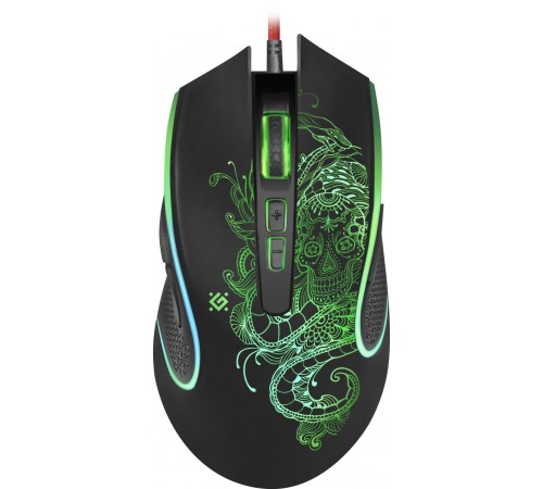 Defender Проводная игровая мышь Venom GM-640L оптика,8кнопок,3200dpi