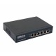 PoE Коммутатор OSNOVO SW-20600(80W) PoE коммутатор Fast Ethernet на 6 RJ45 портов. Порты: 1 x FE (10/100Base-T) с PoE (до 60W, A+B) + 3 x FE (10/100Base-T) с PoE (до 30W), 2 x FE (10/100 Base-T) Uplink. Соответствуе