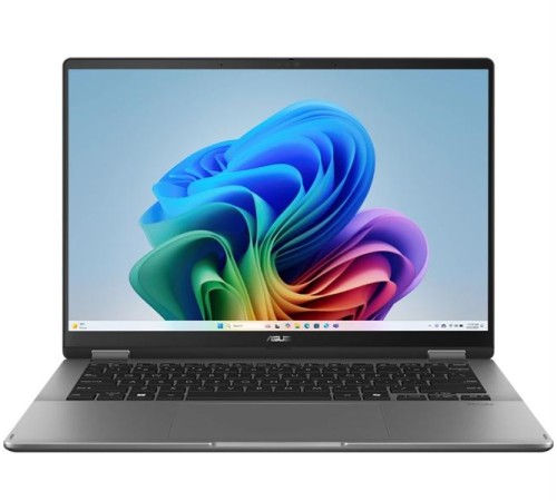Ноутбук ASUS Vivobook 14 Flip TP3407SA-QL055W Intel Core Ultra 7 256V/16GB LPDDR5X 16GB/1TB SSD/Intel Arc Graphics/14" OLED WUXGA (1920 x 1200) TOUCH WiFi 7+BT 5.4/ WIN11 HOME/1.33 kg/Matte Gray/Stylus