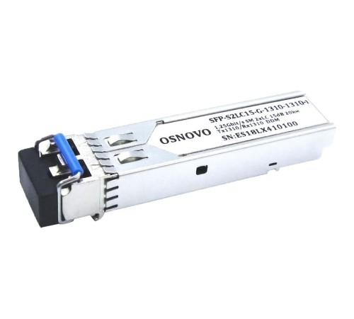 Модуль/ OSNOVO промышленный SFP Модуль SM, разъем 2*LC, 1,25 Гбит/c, до 20км, Tx:1310/Rx:1310, DDM Модуль/ OSNOVO промышленный SFP Модуль SM, разъем 2*LC, 1,25 Гбит/c, до 20км, Tx:1310/Rx:1310, DDM