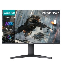 Монитор Hisense/ 27"/2560x1440, IPS, 16:9, матовый, 240Гц, время отклика 1мс, 320кд/м2, 1000:1,DisplayPort, HDMI*2, черный
