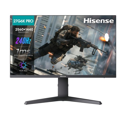 Монитор Hisense/ 27"/2560x1440, IPS, 16:9, матовый, 240Гц, время отклика 1мс, 320кд/м2, 1000:1,DisplayPort, HDMI*2, черный Монитор Hisense/ 27"/2560x1440, IPS, 16:9, матовый, 240Гц, время отклика 1мс, 320кд/м2, 1000:1,DisplayPort, HDMI*2, черный