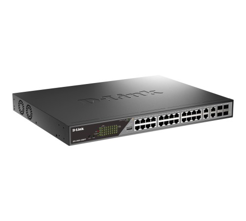 Сетевой коммутатор/ Smart L2 Surveillance Switch 24х1000Base-T PoE (8 PoE ports 802.3bt 90W), 4xCombo 1000Base-T PoE/SFP, PoE Budget 518W, Long-range PoE up to 250m Сетевой коммутатор/ Smart L2 Surveillance Switch 24х1000Base-T PoE (8 PoE ports 802.3bt 90W), 4xCombo 1000Base-T PoE/SFP, PoE Budget 518W, Long-range PoE up to 250m