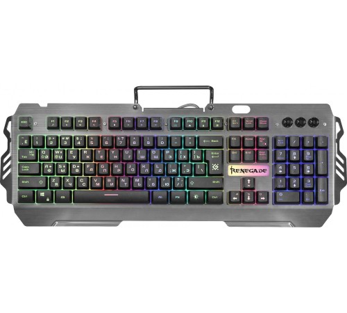 Defender Проводная игровая клавиатура Renegade GK-640DL RU,RGB подсветка, 9 режимов