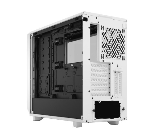 Корпус ПК без блока питания/ Case Fractal Design Meshify 2 TG Clear Tint, Midi-Tower, 3x140mm, 2xUSB-A 3.2 + 1xUSB 3.2 Type-C E-ATX, ATX, mATX, mITX White