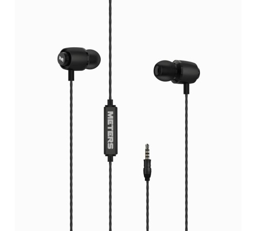 Наушники проводные Meters NOVU-M-EARS черный Наушники проводные Meters NOVU-M-EARS черный
