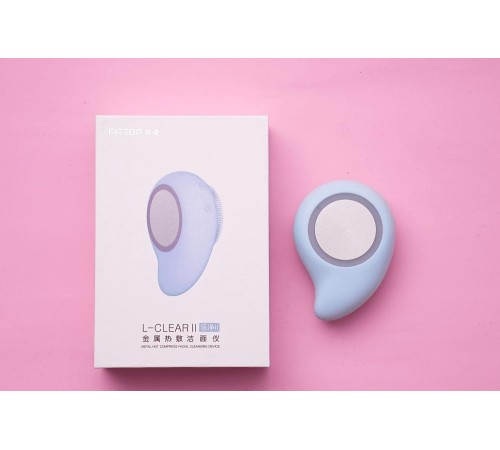 Многофункциональный массажер для чистки лица Fittop L-Clear II, голубой Многофункциональный массажер для чистки лица Fittop L-Clear II, голубой