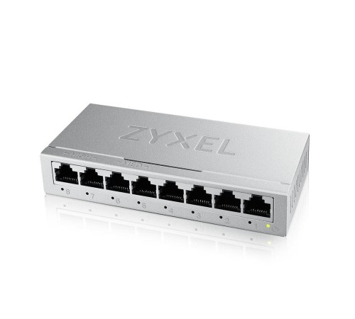 Коммутатор/ Коммутатор Zyxel GS-108B v5, 8 портов 1000 Мбит/с, настольный, металлический корпус