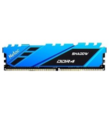 Оперативная память Netac Shadow 16GB DDR4-3200 (PC4-25600) C16 16-20-20-40 1.35V XMP Memory module (DIMM) Blue
