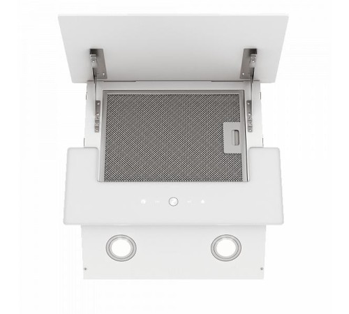 Вытяжки ELIKOR GOOD, Кухонная вытяжка ELIKOR КВ VERTEX 50 WH, наклонная, белый, 50 см, 750 м3/ч