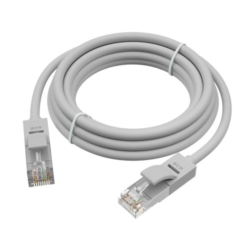 GCR Патч-корд прямой 25.0m UTP кат.5e, серый, позолоченные контакты, 24 AWG, литой, GCR-50803, ethernet high speed 1 Гбит/с, RJ45, T568B GCR Патч-корд прямой 25.0m UTP кат.5e, серый, позолоченные контакты, 24 AWG, литой, GCR-50803, ethernet high speed 1 Гбит/с, RJ45, T568B