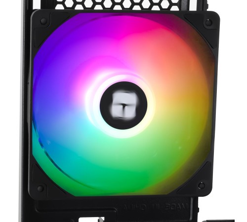 Кулер для корпуса/ Case Cooler Thermalright TL-C12C-S (120x120x25mm, 4-pin PWM, ARGB, 66.17CFM, 25.6dBA, 1550RPM, Black)