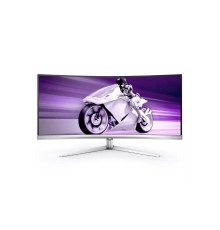Монитор игровой 34'' 21:9 3440x1440(UWQHD) QD-OLED, Curved, 175 Hz, 250 cd/m2, 0,1 ms, 2xHDMI, DP, USB-C, USB-Hub, Height adj, Tilt, Swivel, Grey