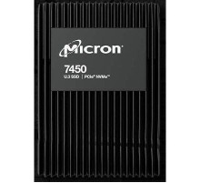 Серверные твердотельные накопители/ Micron SSD 7450 PRO, 3840GB, U.3(2.5" 15mm), NVMe, PCIe 4.0 x4, 3D TLC, R/W 6800/5300MB/s, IOPs 1 000 000/180 000, TBW 7300, DWPD 1 (12 мес.)