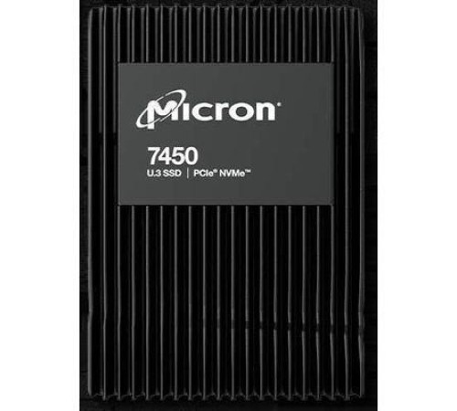 Серверные твердотельные накопители/ Micron SSD 7450 PRO, 3840GB, U.3(2.5" 15mm), NVMe, PCIe 4.0 x4, 3D TLC, R/W 6800/5300MB/s, IOPs 1 000 000/180 000, TBW 7300, DWPD 1 (12 мес.) Серверные твердотельные накопители/ Micron SSD 7450 PRO, 3840GB, U.3(2.5" 15mm), NVMe, PCIe 4.0 x4, 3D TLC, R/W 6800/5300MB/s, IOPs 1 000 000/180 000, TBW 7300, DWPD 1 (12 мес.)