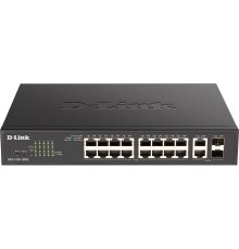 Коммутатор/ EasySmart L2 Switch 16х1000Base-T PoE, 2xCombo 1000Base-T/SFP, PoE Budget 130W