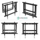 Кронштейн для ВИДЕОСТЕН ONKRON/ система Push UP, 40-70" макс. 600*400, вылет от стены 106-124мм/ 259-277мм, рег. по вертикали 0-13мм, макс. нагрузка 45кг, портретная/альбомная ориентация, сверхточная регулировка в трех плоскостях