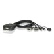KVM переключатель 2 PORT USB DVI KVM SWITCH.