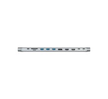 Док-станция для ноутбука/ NERPA laptop stand (1xUSB-C 100W PD, 2xHDMI 4K@30Hz, 1xDP 4K@30Hz, 3xUSB-A 3.0 (5Gbps data), 1xUSB-C 3.0 (5Gbps data), 1xTF/microSD, 1xSD/MMC, 1x3.5mm audio, 1xRJ45 Gb), USB-C power adapter 100W, power 100W USB-C cable 150cm, PD