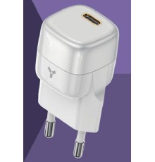 Сетевое зарядное устройство Accesstyle Grape 20WC White Silver