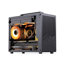 Корпус без блока питания/ Case JONSBO Z20, Mini-Tower, TG, no fan, 1xUSB-A 3.2 + 1xUSB-C 3.2, mATX, mITX Black