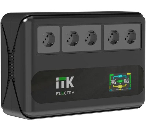 ITK ELECTRA LT5 ИБП 800ВА/480Вт LCD с АКБ 1х9AH