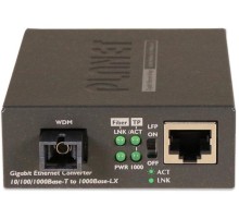 GT-806A60 медиа конвертер/ 10/100/1000Base-T to WDM Bi-directional Fiber Converter - 1310nm - 60KM