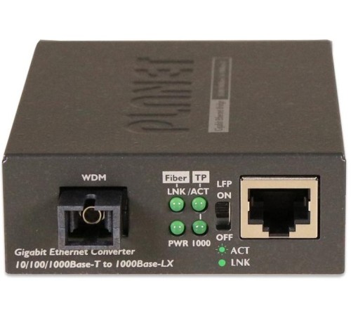 GT-806A60 медиа конвертер/ 10/100/1000Base-T to WDM Bi-directional Fiber Converter - 1310nm - 60KM GT-806A60 медиа конвертер/ 10/100/1000Base-T to WDM Bi-directional Fiber Converter - 1310nm - 60KM