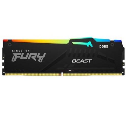 Оперативная память Kingston 32GB 6400MT/s DDR5 CL32 DIMM FURY Beast RGB EXPO