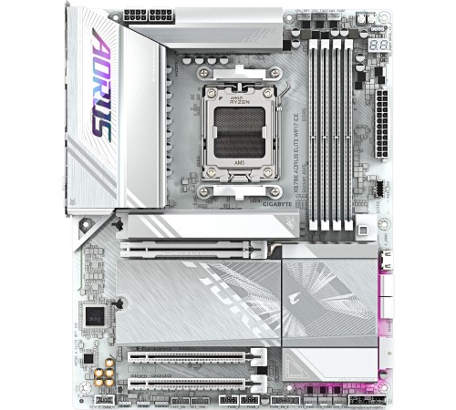 Материнская плата/ X870E A ELITE WF7 ICE Материнская плата/ X870E A ELITE WF7 ICE