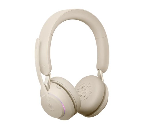Гарнитура беспроводная/ Jabra Evolve2 65, Link380a MS Stereo Beige Гарнитура беспроводная/ Jabra Evolve2 65, Link380a MS Stereo Beige