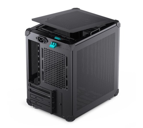 Корпус без блока питания/ Case JONSBO C6-ITX, Micro-Tower, no fan, 1xUSB-A 3.0 + 1xUSB-C 3.1, mDTX, mITX Black