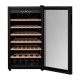 Винный шкаф KUPPERSBERG/ Винный шкаф KUPPERSBERG, отдельностоящий, High-Tech, объем 128 л, вместимость 40 бутылок, диапазон температуры 5-20 градусов, механическое открытие двери, 6 полок из бука, LCD дисплей, уровень шума 38 дБ, цвет черный