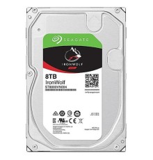 Жесткий диск Seagate IronWolf NAS HDD 3.5" SATA 8Tb, 7200 rpm, 256Mb buffer,  512e, ST8000VN004, 1 year, (аналог ST8000VN0022)
