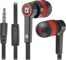 Defender Гарнитура для смартфонов Pulse 420 черный + красный, вставки