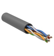 кабель Каб. в. п. U/UTP кат. 5 CCA 4 пары PVC 1м сер. GENERICA
