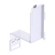Корпус без блока питания/ Case JONSBO D32 PRO, Mini-Tower, TG, no fan, 2xUSB-A 3.2 + 1xUSB-C 3.2, mATX, mDTX, mITX White