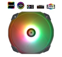 Кулер для корпуса/ Case Cooler Thermalright TL-D14S Argb (140x152x27mm, 4-pin PWM, ARGB, 77.8CFM, 25.6dBA, 1500RPM, Grey)