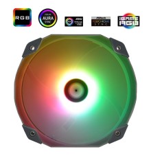 Кулер для корпуса/ Case Cooler Thermalright TL-D14S Argb (140x152x27mm, 4-pin PWM, ARGB, 77.8CFM, 25.6dBA, 1500RPM, Grey)