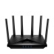 Маршрутизатор/ BE6500 2.5G Dual Band Wi-Fi 7 Mesh Router, Chipset Broadcom, 802.11be/ax/ac/a/b/g/n, 5764Mbps at 5GHz + 688Mbps at 2.4GHz, 1 x 2.5Gbps WAN Port, 4 x 10/100/1000Mbps Ports, 6 x 5dBi fixed antennas, WiFi router/AP/ Repeater/WISP Mode, PPTP/L2
