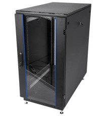 Шкаф ЦМО Шкаф телекоммуникационный напольный 30U (600  600) дверь стекло, чёрный